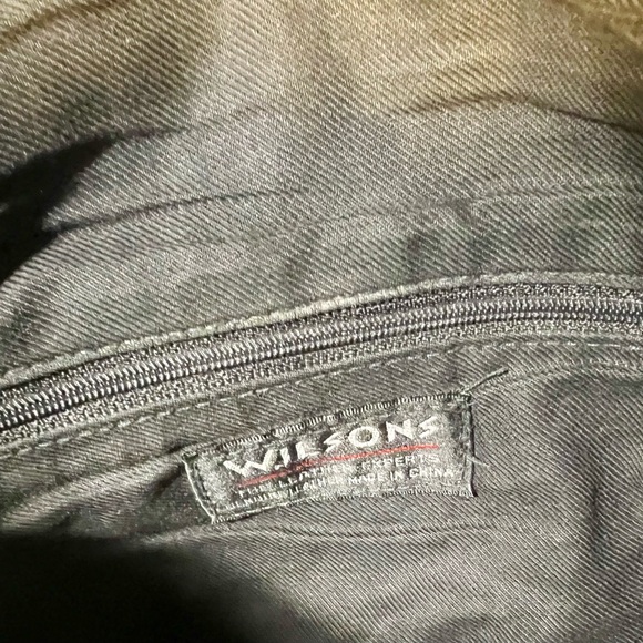 Black Leather Shoulder Bag by Wilson’s - Picture 5 of 5